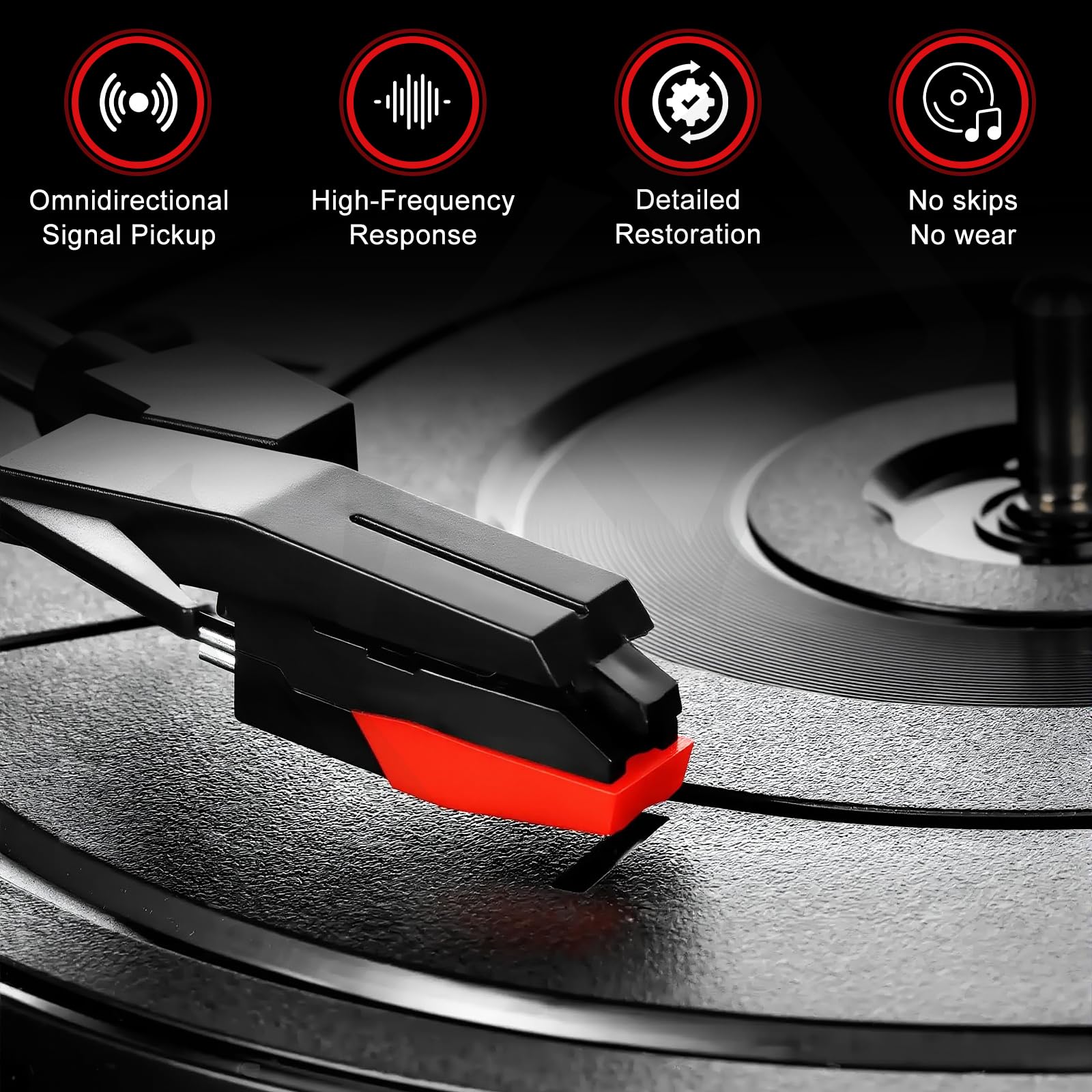 Amazon.com: Jiomrzo 6 Pack Record Player Needle for Crosley