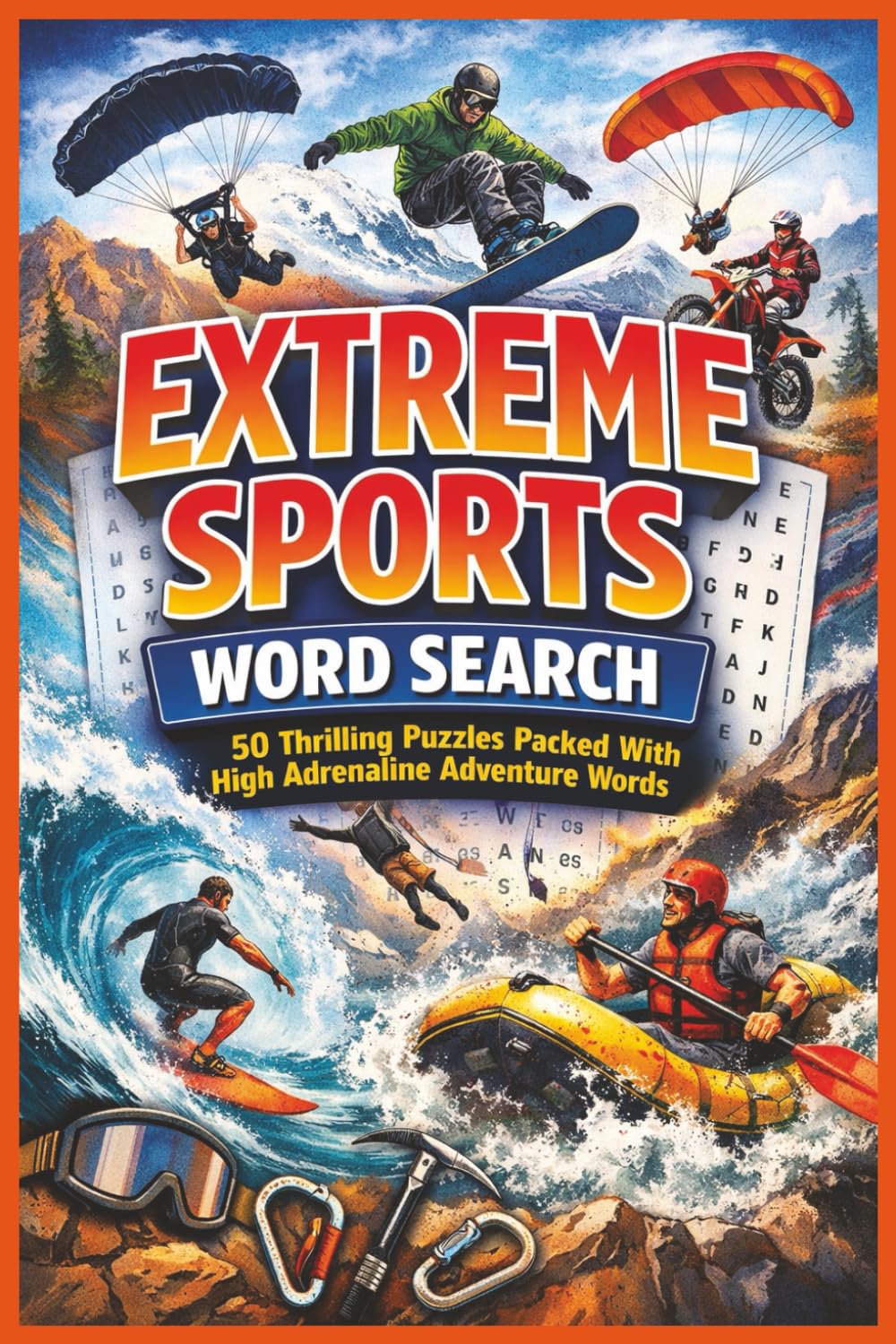 Winter Sports Word Search: 50 Fun Puzzles Featuring Skiing, Snowboarding, Ice Skating and More (Word Search Puzzle Collection)