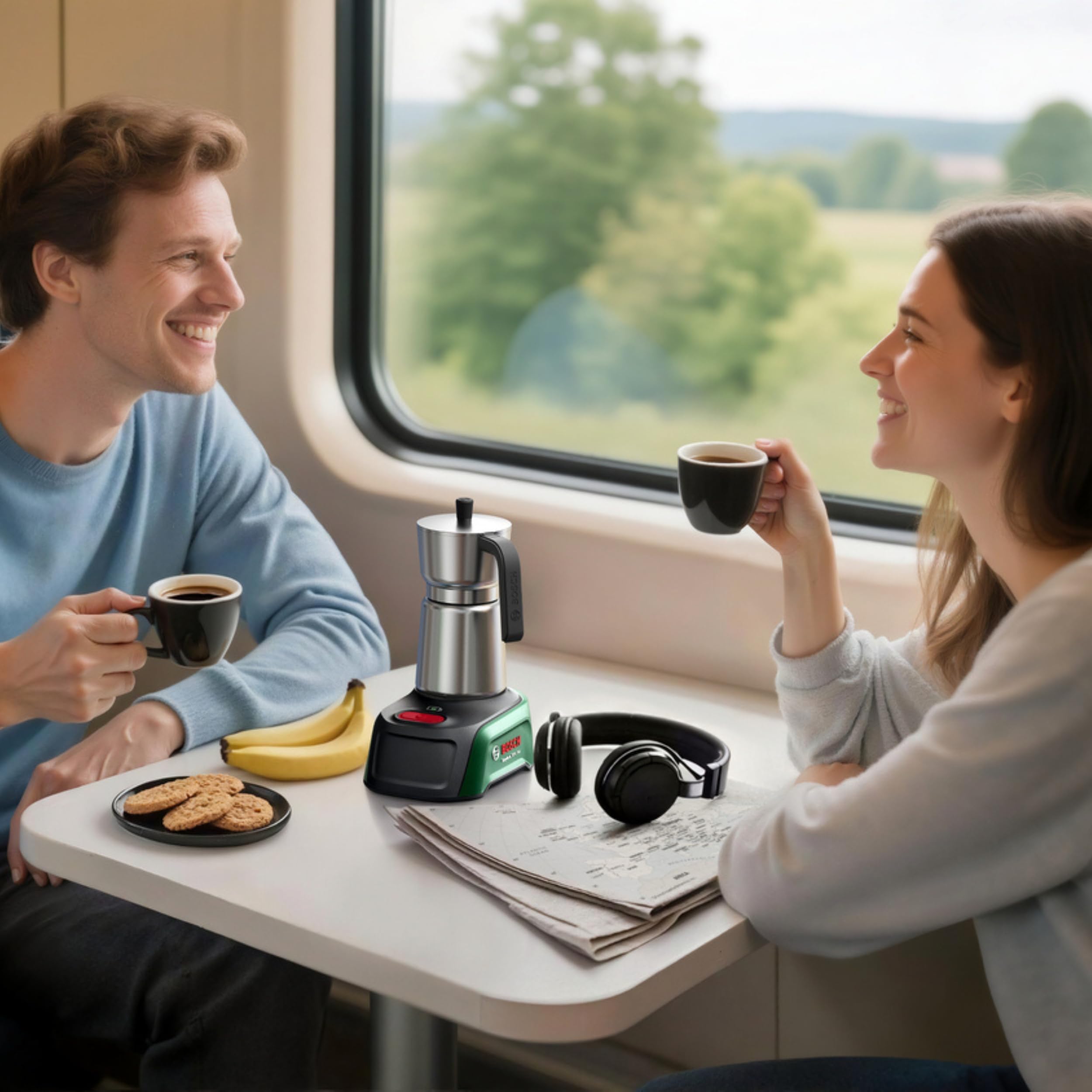Bosch EasyMoka18V-2 Inox Akku-Kaffeemaschinen 18V System