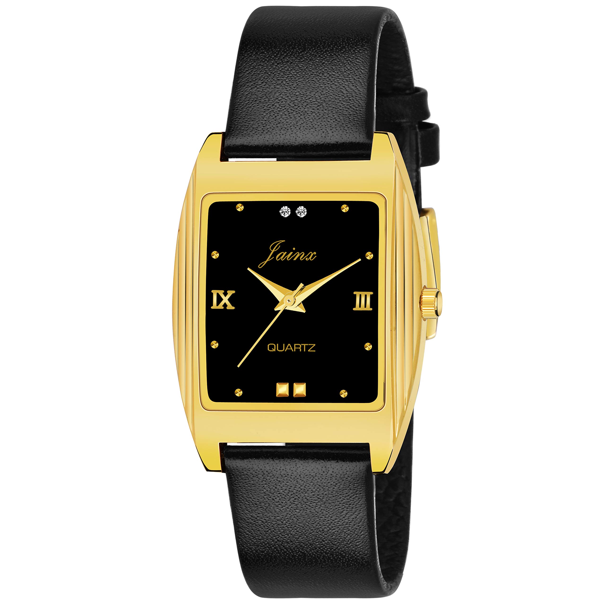 jainx Black Leather Strap Analog Wrist Watch for Men - JM1150 (B08SJ5YMSG) Amazon Price History, Amazon Price Tracker