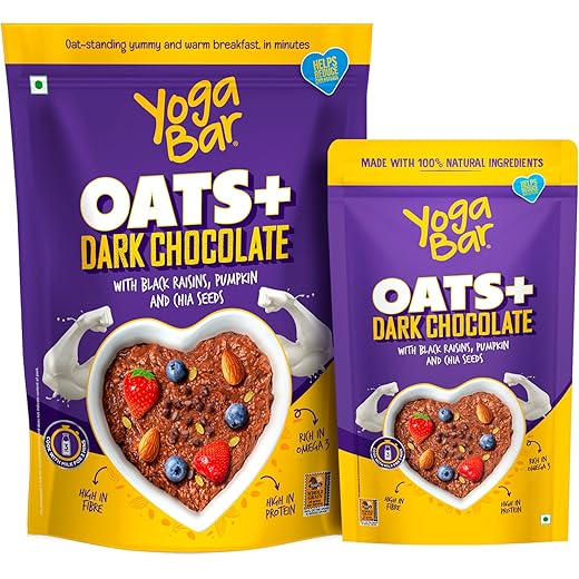 Yogabar Dark Chocolate Oats Combo Dark Chocolate Oats 1kg Da