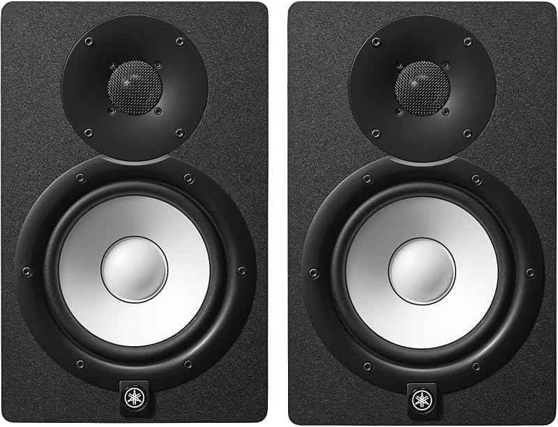 Par de monitores de estudio autoamplificados HS7 de 7 pulgadas