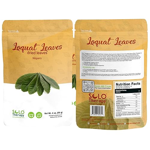 Hojas de níspero Secas, Hojas de Níspero Secas, Té de Hojas de Níspero, Bolsa resellable, Té de níspero, Hojas secas