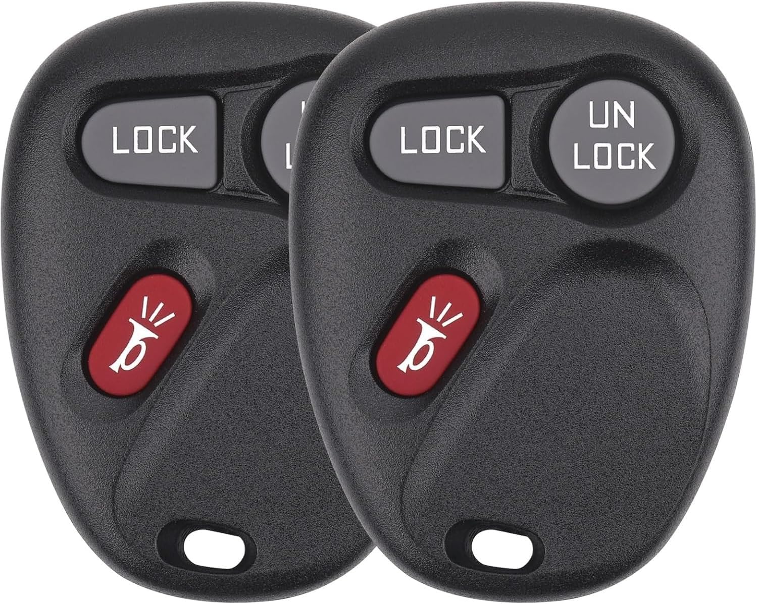 Simple Setup Key Fob Replacement for 2001-2002 Chevy Suburban Tahoe& Sierra Yukon/ 01-04 S10 Sonoma/ 2002 Avalanche& Escalade Car Keyless Entry Remote Control,KOBLEAR1XT 15042968,3 Btn,2Pcs