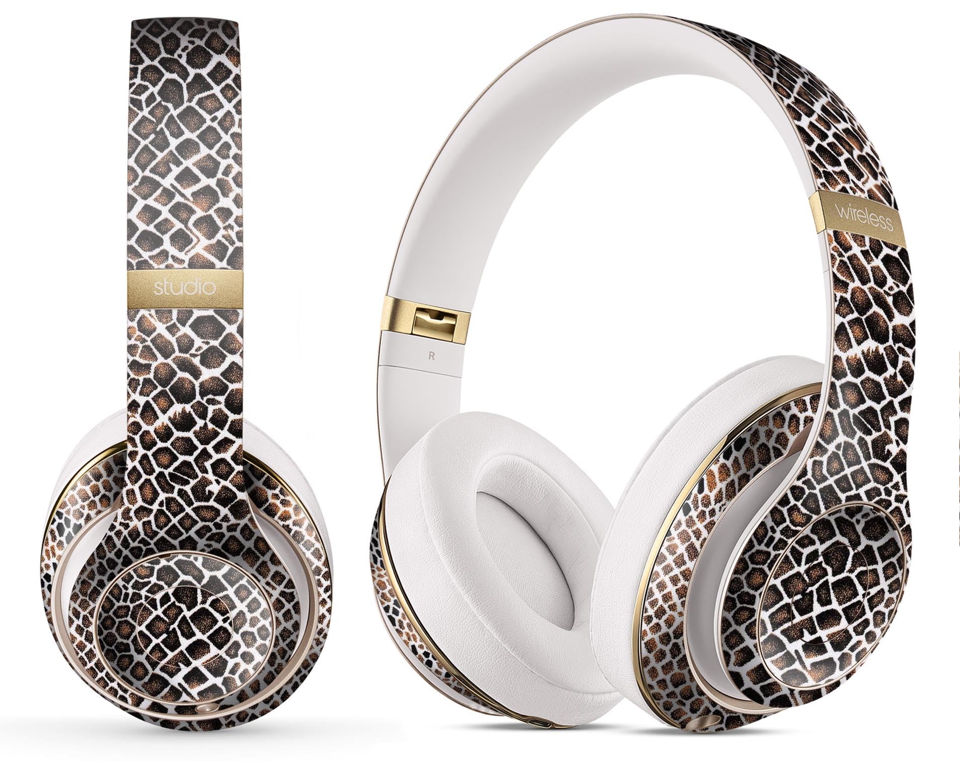 DesignSkinz - Compatible with Beats EP - Skin Decal Protective Scratch Resistant Vinyl Wrap - Snake Skin Pattern V2