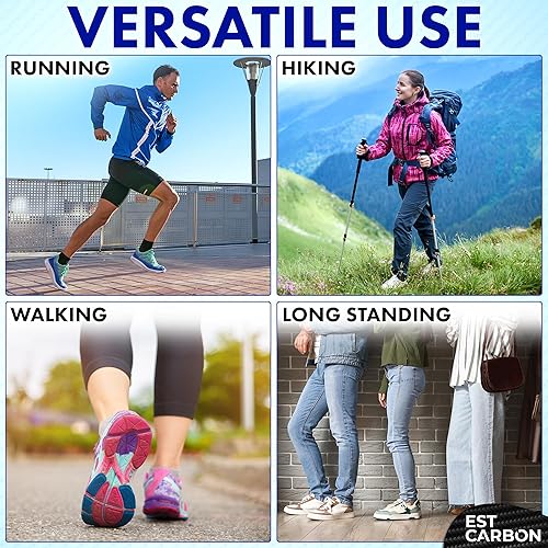 Miniatura 5 de Plantilla de fibra de carbono de recuperación, 1 unidad, inserto de fibra de carbono muy rígido para lesiones graves en el pie, inserto ortopédico