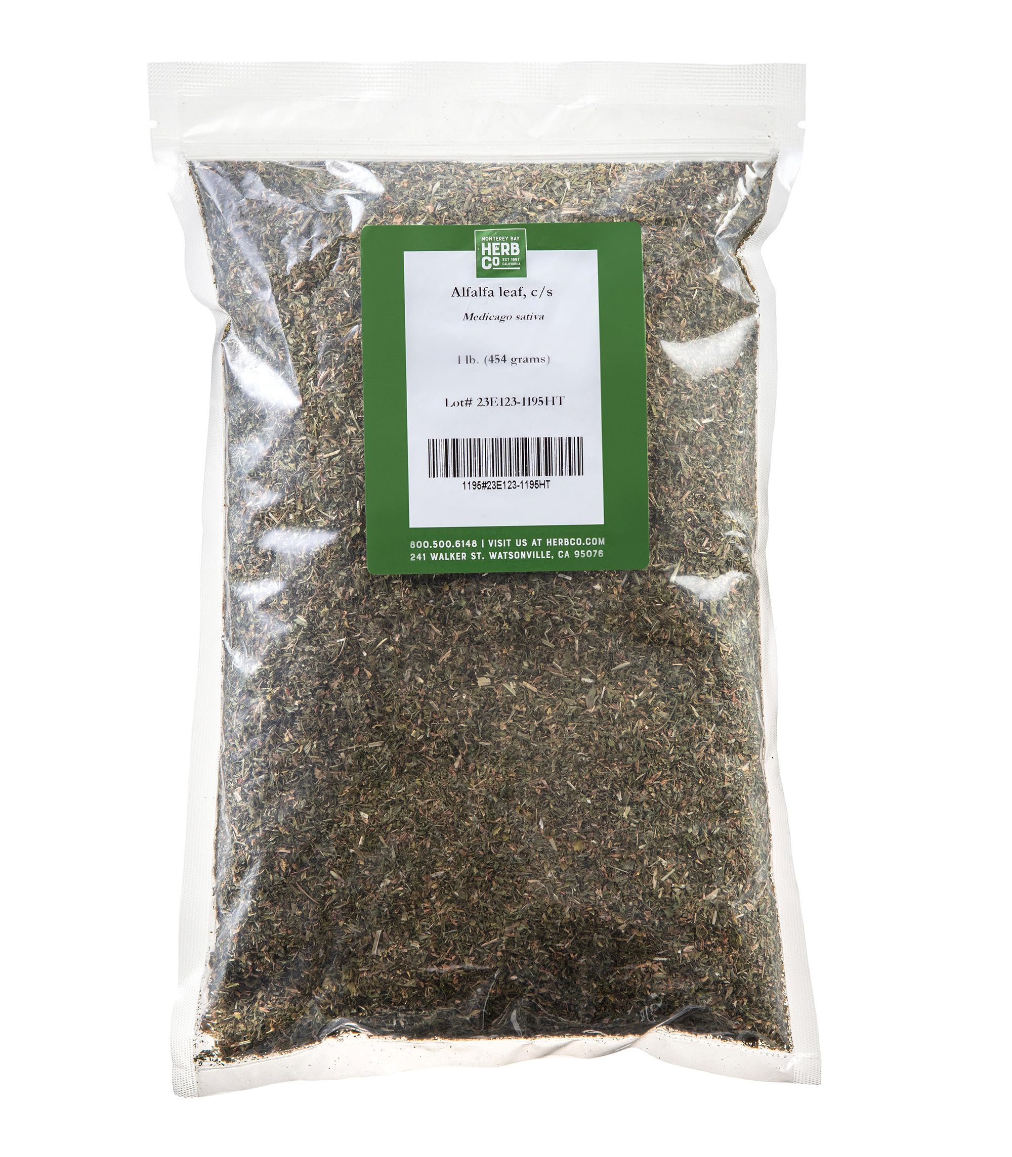 Alfalfa Leaf Cut & Sifted, by Herb Co, Medicago Sativa, from Egypt, Kosher, for Tea, Soups, Stews, Baked Goods, Smoothies, Oils & Salves, 1/4 lb — Amazon image 7