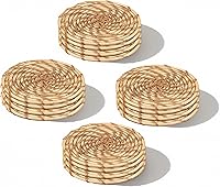 Vista 15 de Juego de posavasos de mesa grabados de alta calidad, juego de posavasos de 12 a 4 pulgadas para mesa, protección de mesa auxiliar, acento