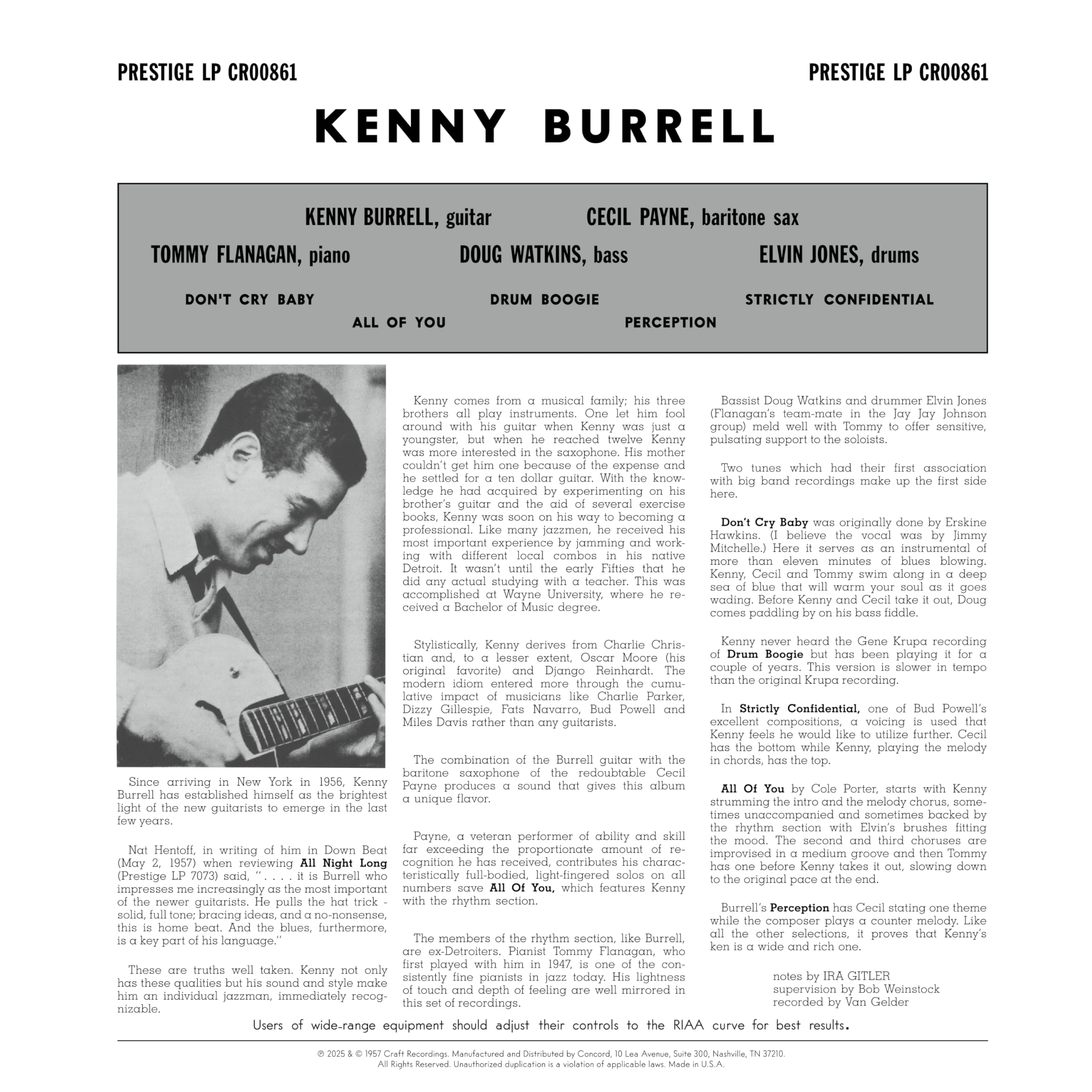 Kenny Burrell (Original Jazz Classics Series)