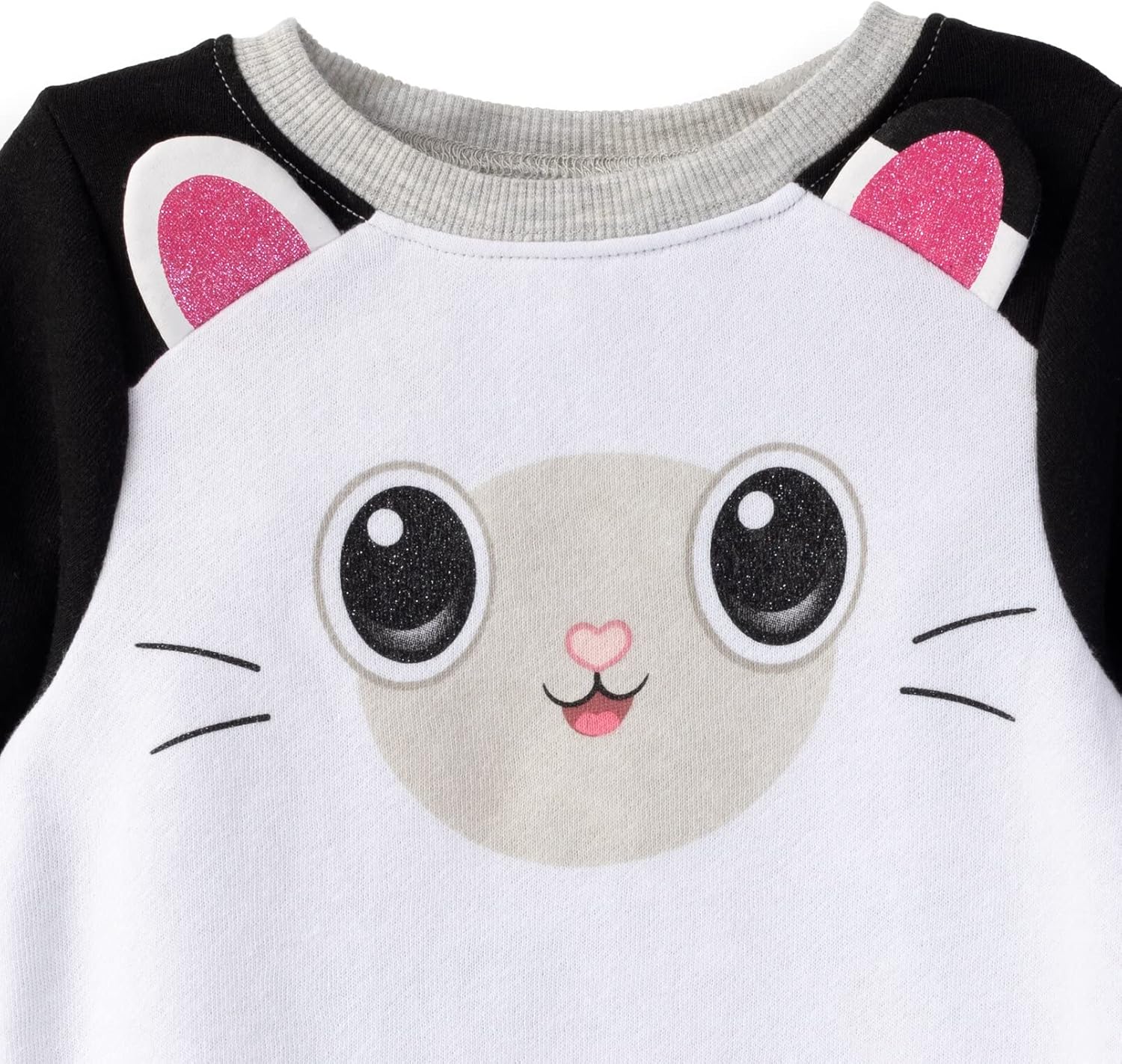 DREAMWORKS GABBY'S DOLLHOUSE Pandy Paws Girls Sweatshirt and Leggings Outfit Set Toddler to Little Kid - Image 5