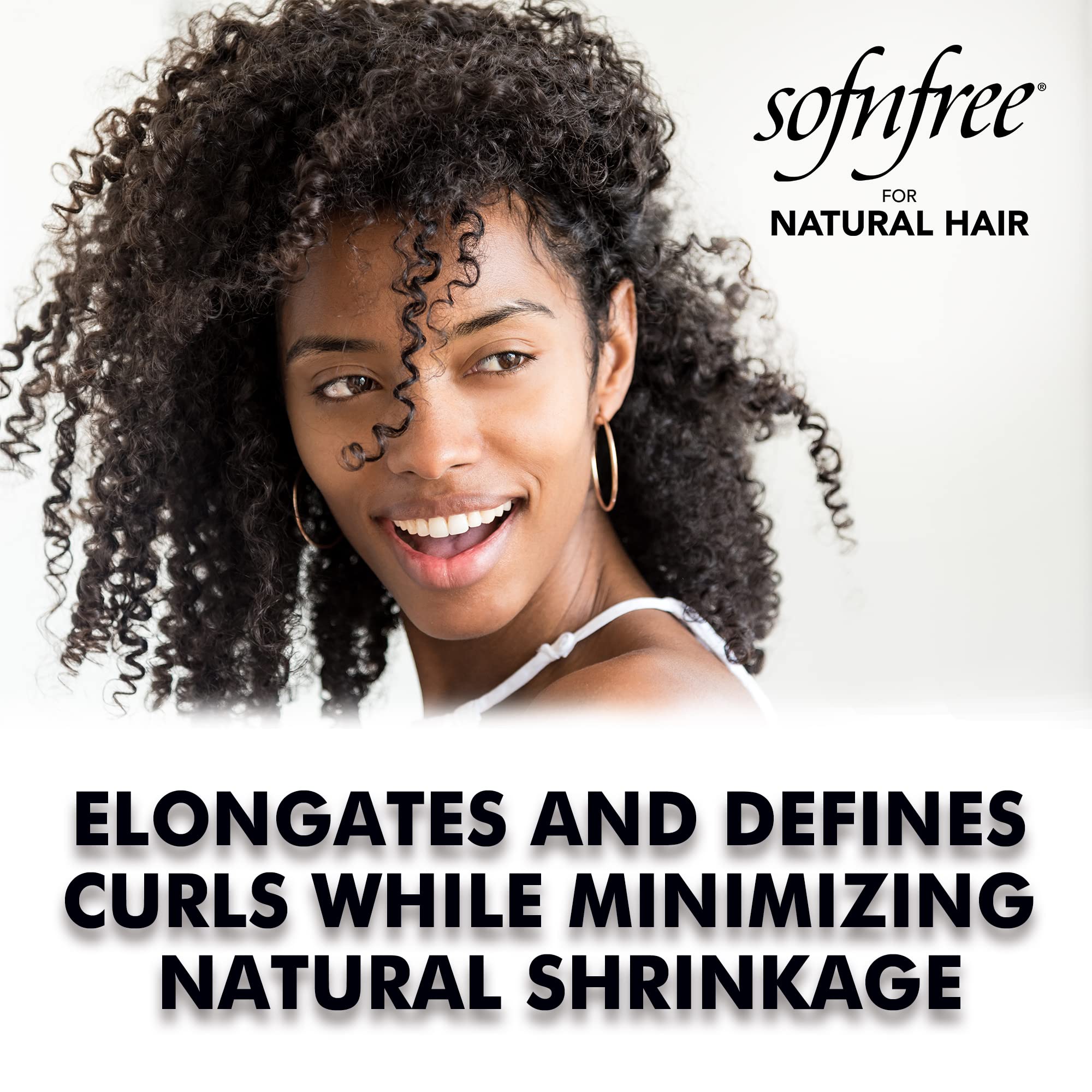 Sofn’Free Curl Elongating Gel with Flaxseed Oil & Rosewater Curl
