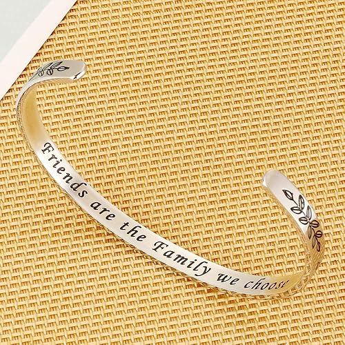 Miniatura 4 de M MOOHAM Pulseras para mujeres y niñas, pulsera de mantra divertida, regalos de joyería inspiradora para mejor amiga, mamá, hija, hijo, hermana,