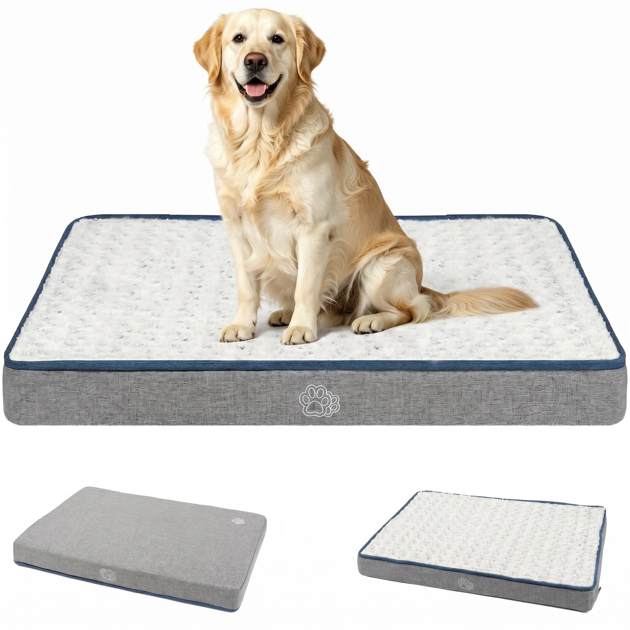 EMPSIGN Reversible Dog Bed Mat for Crate Washable Pet Bed for Dogs โ image 1