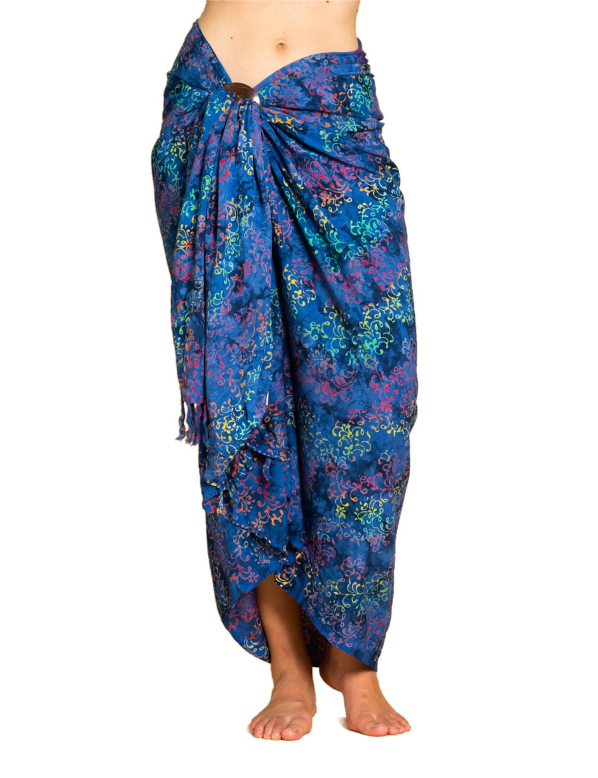 Panasiam Unisex B026 Motley Blue Sarong Xl