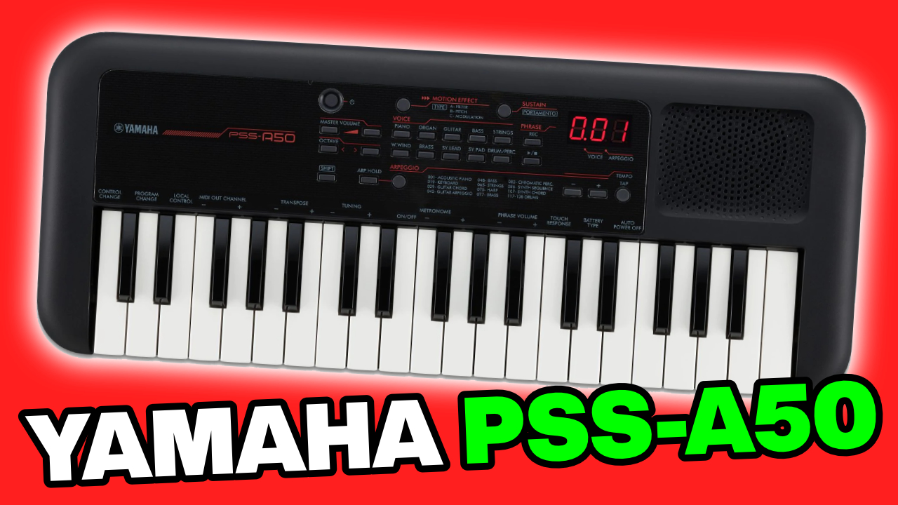 Watch Review Yamaha PSS-A50 Portable Keyboard on Amazon Live