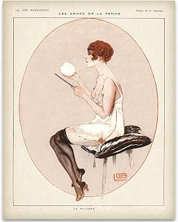 French Powder Room Pink Bathroom Art Print - 11x14 Unframed Print - Great Gift and Decor for Bathroom, Bar and Restaurant