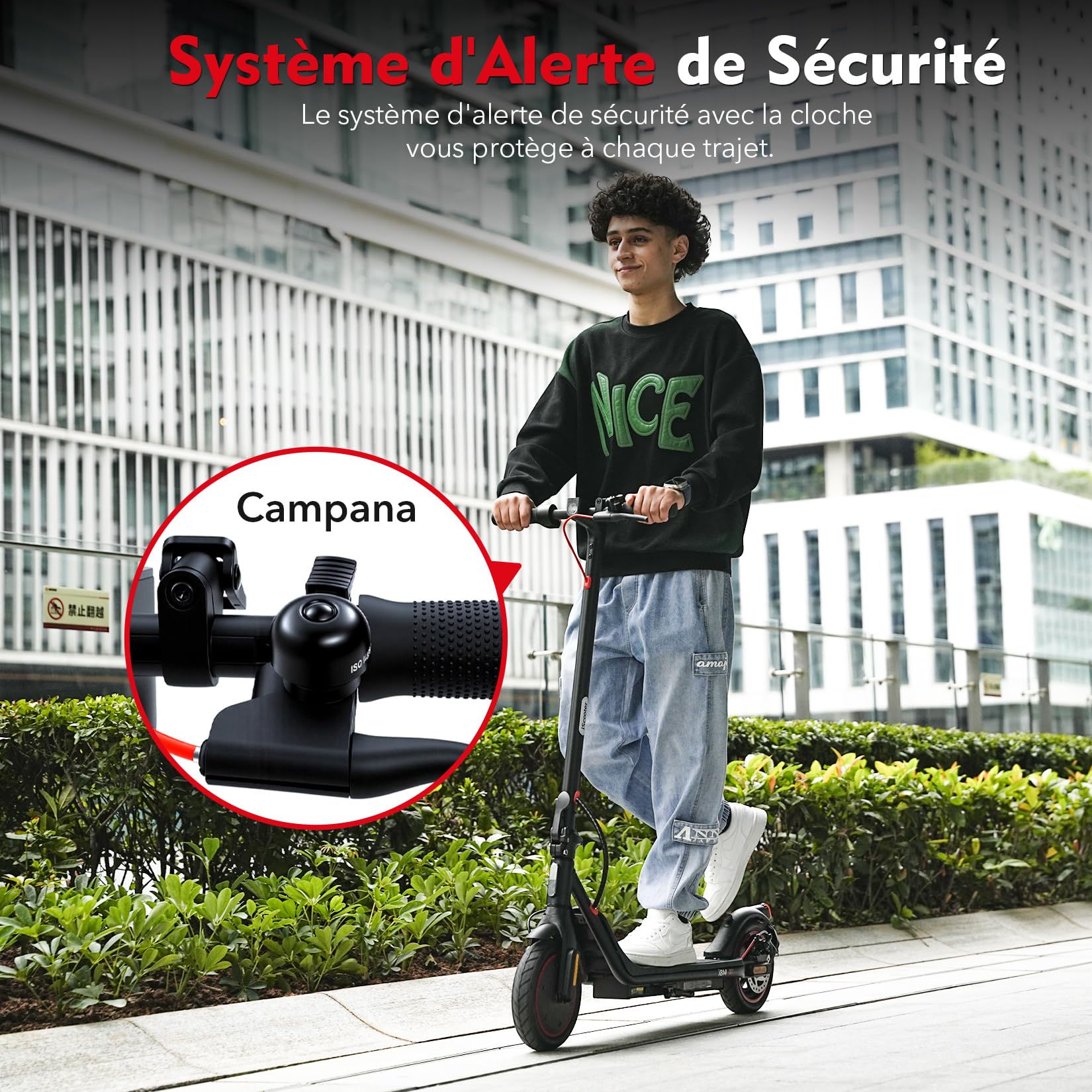 iScooter i8M Trottinette Électrique Pliable pour Adulte | Moteur 450W (Pic 500W) | Batterie 36V Haute Capacité | Autonomie 25km | Idéale pour Commute Urbaine & Trajets Quotidiens | APP