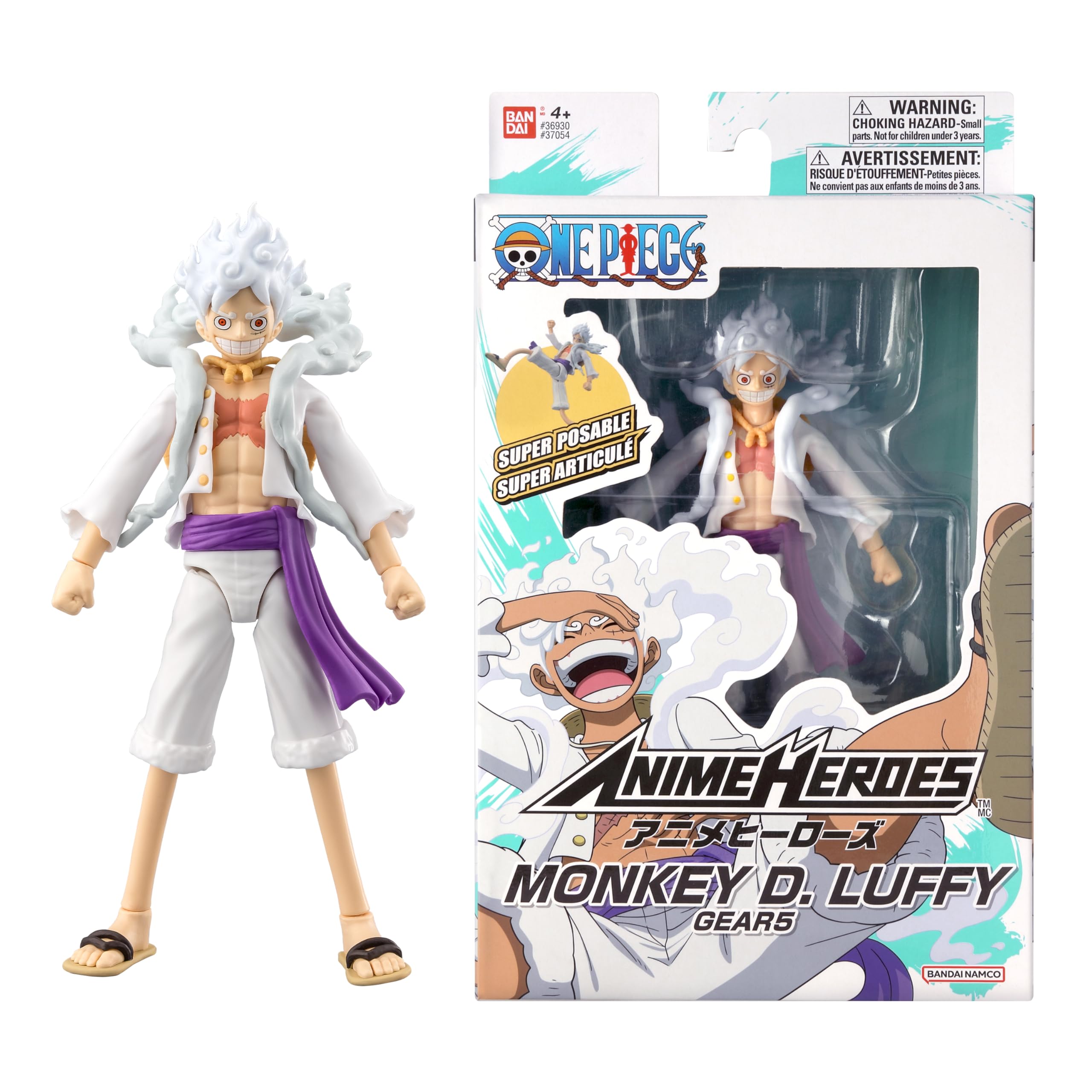 ANIME HEROES Jednoczęściowa figurka Monkey D. Luffy Gear 5