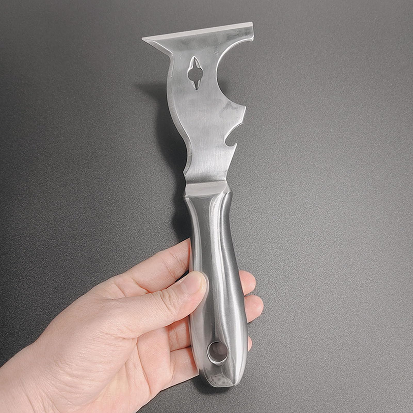 banapoy Coupe-mastic Multifonction, Grattoir à Peinture à Lames en Acier Inoxydable avec Prise Confortable, pour la Peinture et la Préparation de L'apparence