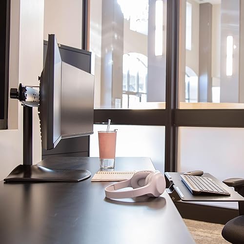 Miniatura 4 de Ergotron Soporte para monitor doble DS100 para escritorio, montaje VESA doble - para 2 monitores de hasta 24 pulgadas, 0 a 31 libras cada uno -