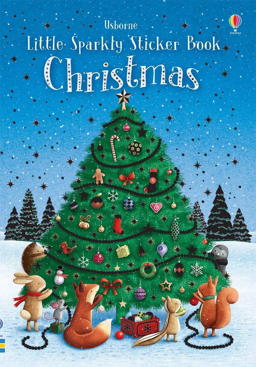 Little Sparkly Sticker Book Christmas