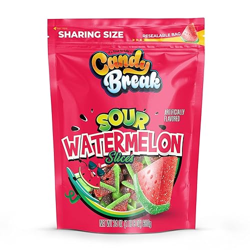 Miniatura 16 de Candy Break Sweet & Chewy Gummy Bears - Bolsa de tamaño compartido de 24 onzas, paquete de 1 paquete de gomitas masticables a granel - Snacks