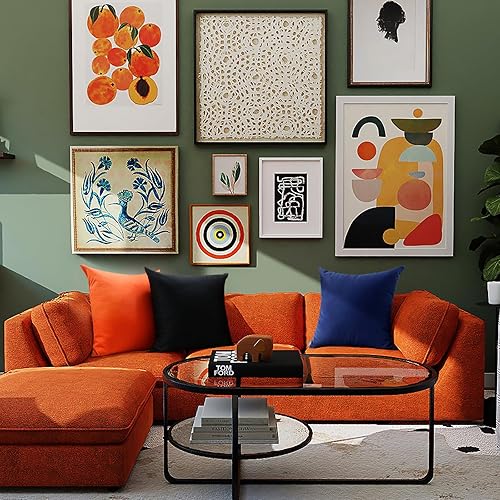 Vista 51 de Thmyo Paquete de 2 fundas de almohada cuadradas decorativas de algodón, fundas de almohada de sublimación en blanco, fundas de cojín blancas