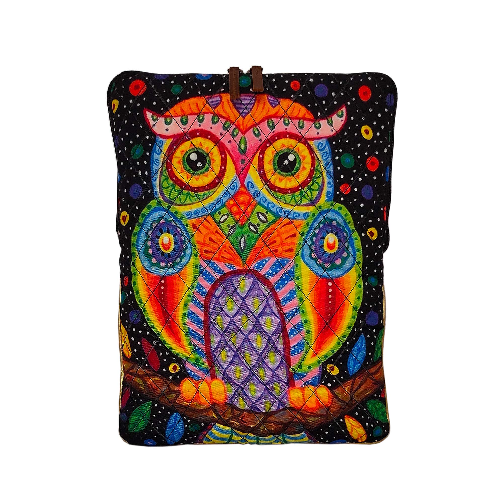 TNT Fashion - Multicolour Laptop Sleeve Slipcase Bag for Upto 14 inch Laptop/MacBook/Tablet, Poly Canvas Laptop Sleeve Bag with Washable Digital Print for Men and Women ( Multicolor 8 )