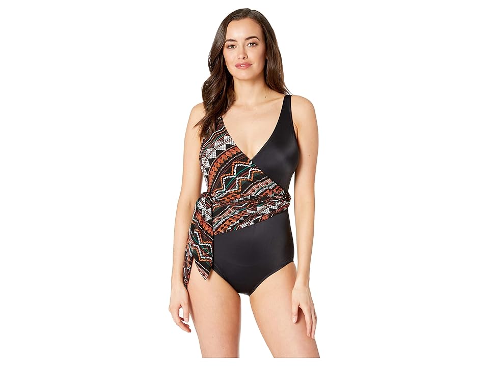 

Magicsuit Navajo Misty One-Piece (Black/Multi) Women's Swimsuits One Piece
