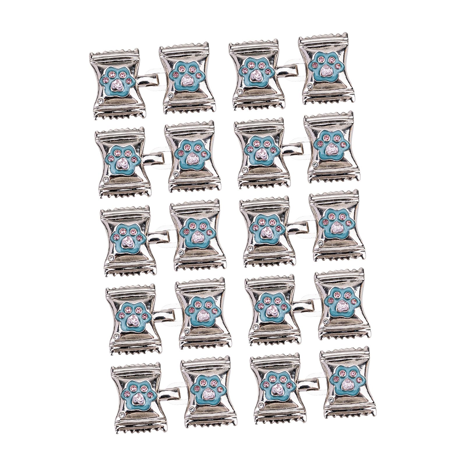 Kalttoy Multicolor 10Pcs Candy Shaped Waist Cincher Buckles Clip Metal Waist Tighteners Waistband Adjusters For Jeans Trousers Skirt Dress Candy Buckle