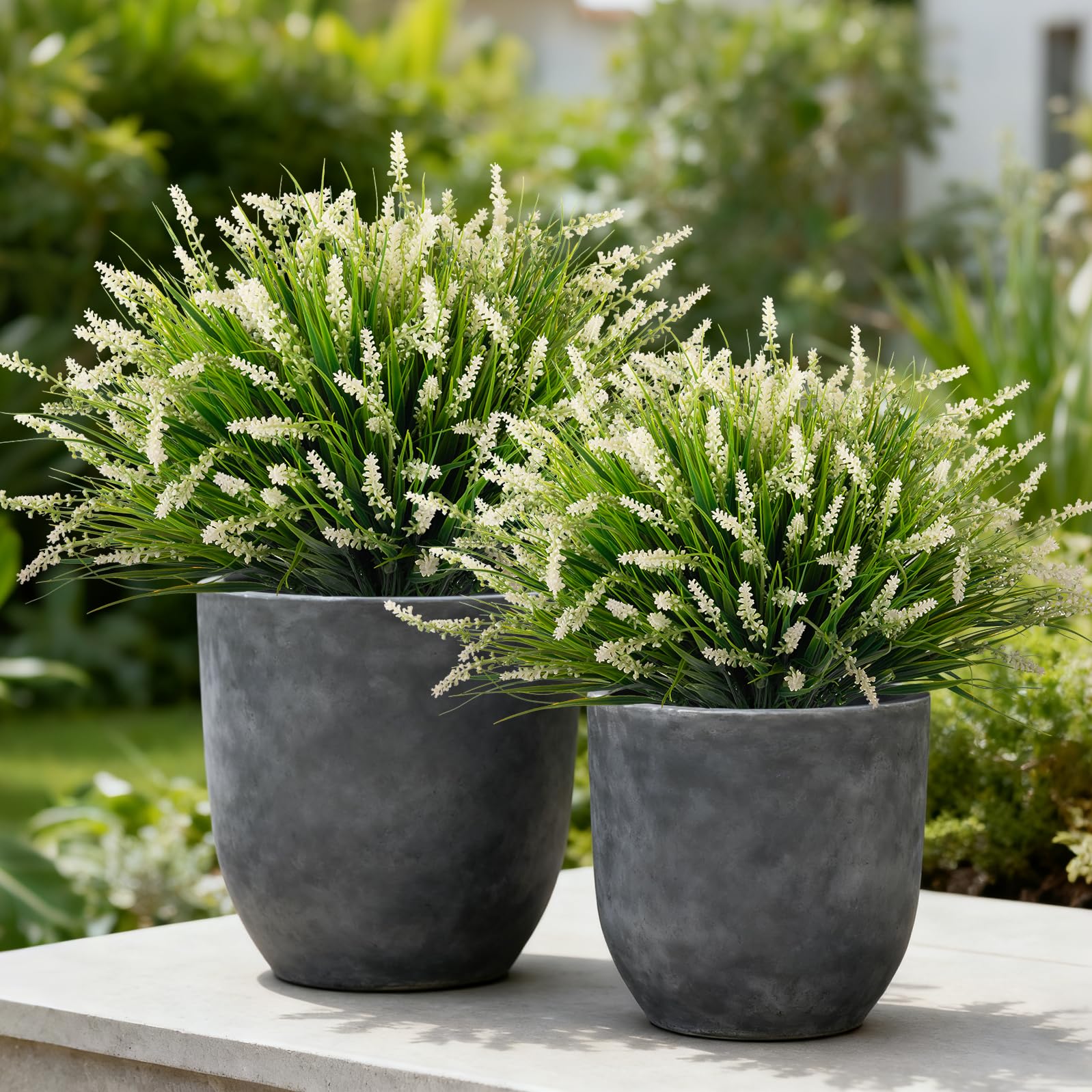 Ammyoo 24 Pcs Artificial Faux Plants