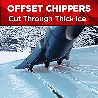 Vista 3 de Mallory Force 518RFB Cepillo de nieve de 17 pulgadas con raspador de hielo para automóvil, individual