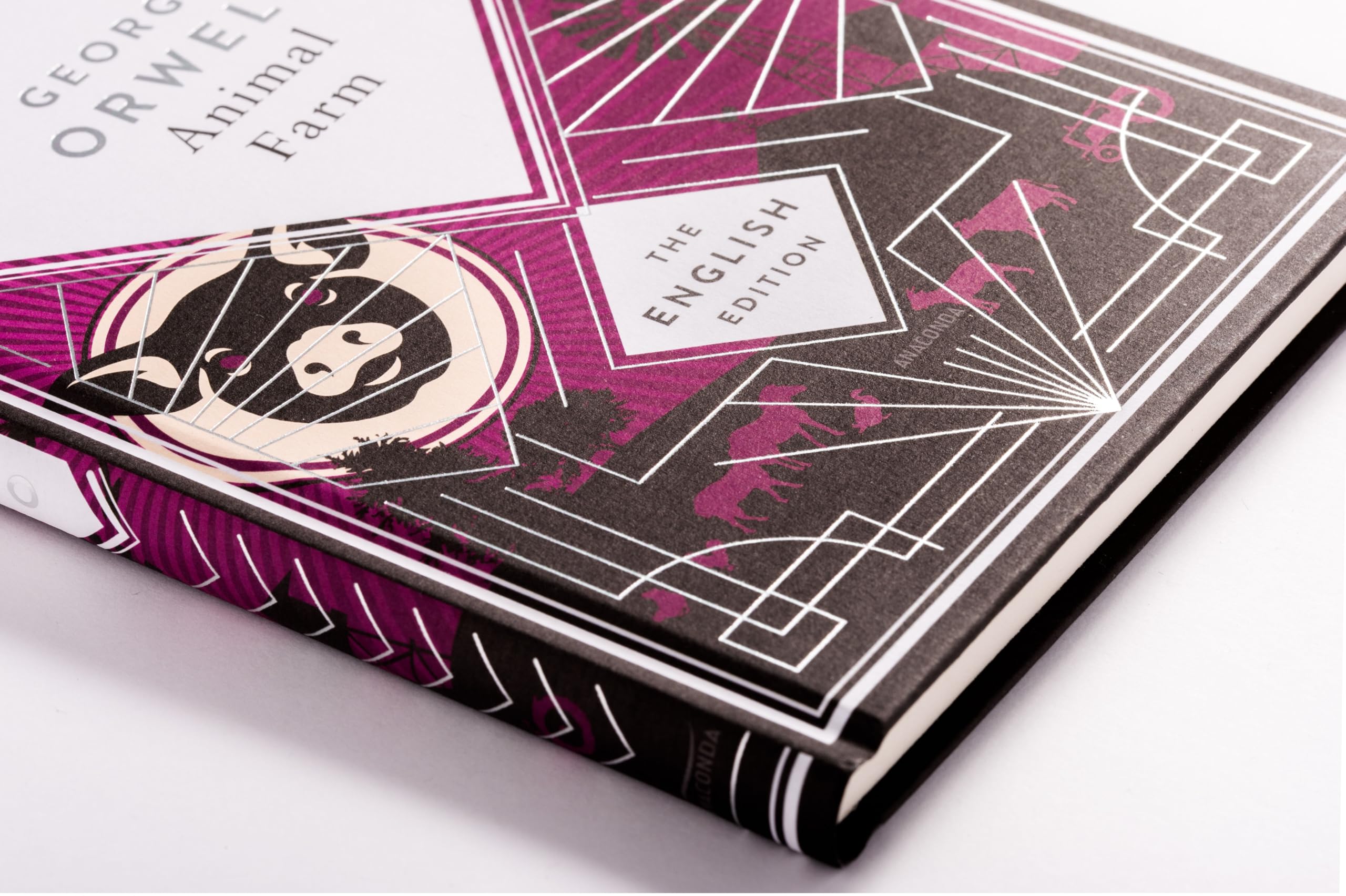 Animal Farm by George Orwell: Special Edition Hardcover Embossed with Silver Foil