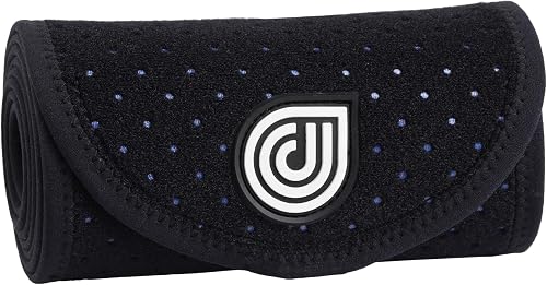 Dr. Cool Flexible Ice and Compression Wrap for Best Cold Therapy, Velcro Closure, Black, Large 6 inch x 50 inch