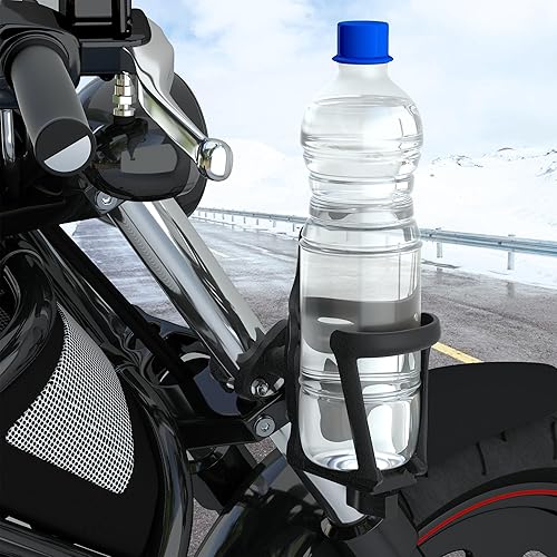 Miniatura 6 de Soporte para botella de agua de bicicleta para manillar y marco, portavasos de motocicleta para botellas de 1.9 a 2.8 pulgadas de diámetro, soporte