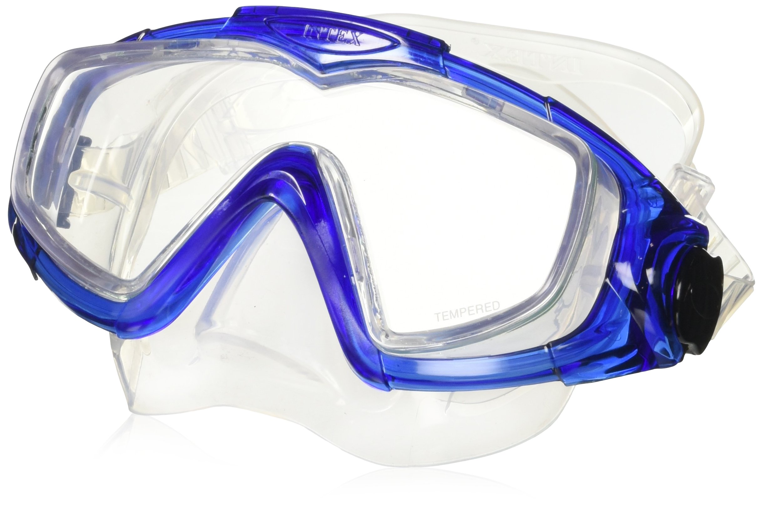 Intex Acqua PRO 180 i.12, Maschera Unisex – Adulto, Blu/Nero, 12.4 x 10.5 x 22.2 cm