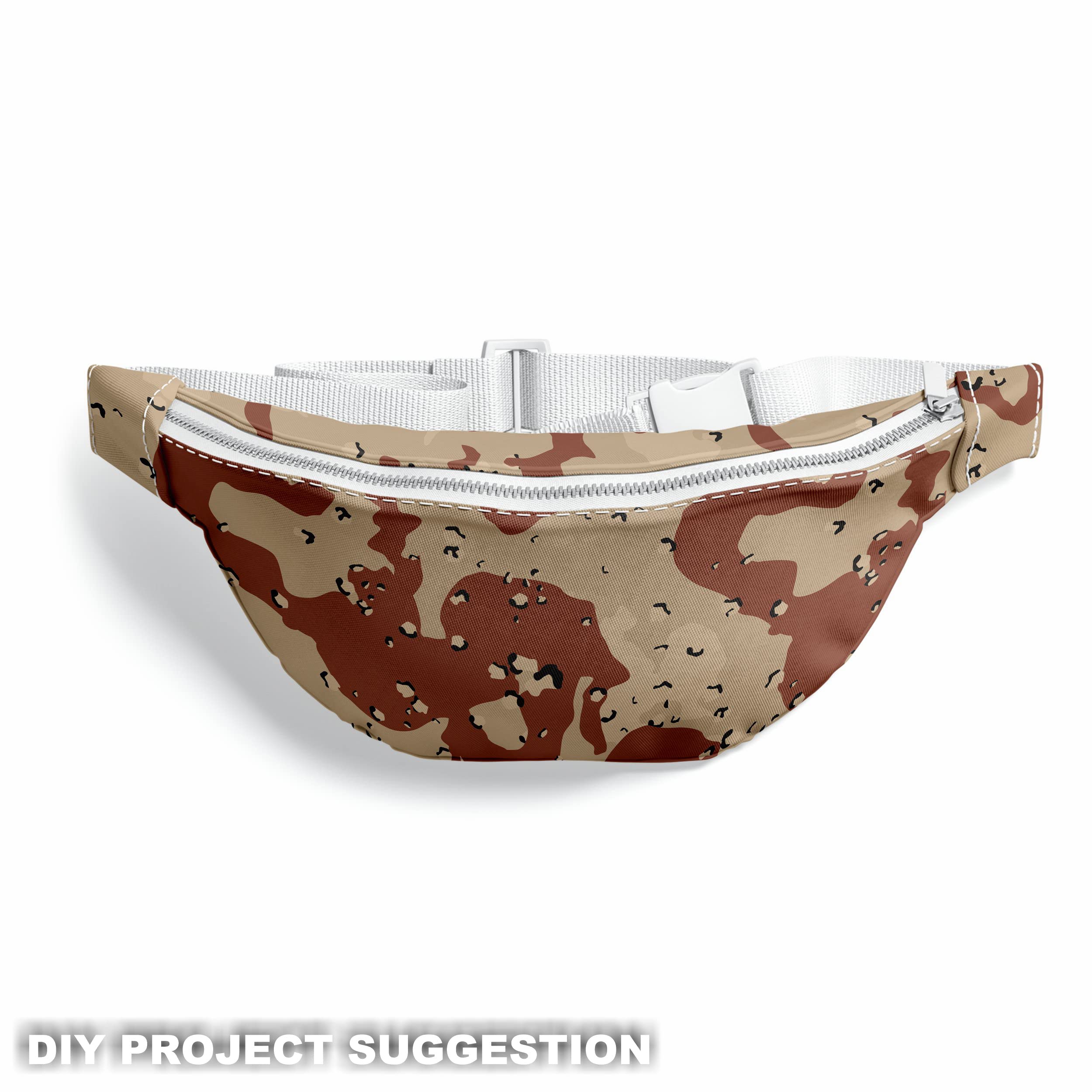 HEKO PANELS Stoff Oxford Wasserdichte Meterware Canvas-Stoff Polyester Stoff Zum Nähen Nähstoffe Möbelstoffe Dekostoffe Handwerken Wasserabweisend Blickdicht Tarnfarben Desert 5 Meter 155 x 500 cm