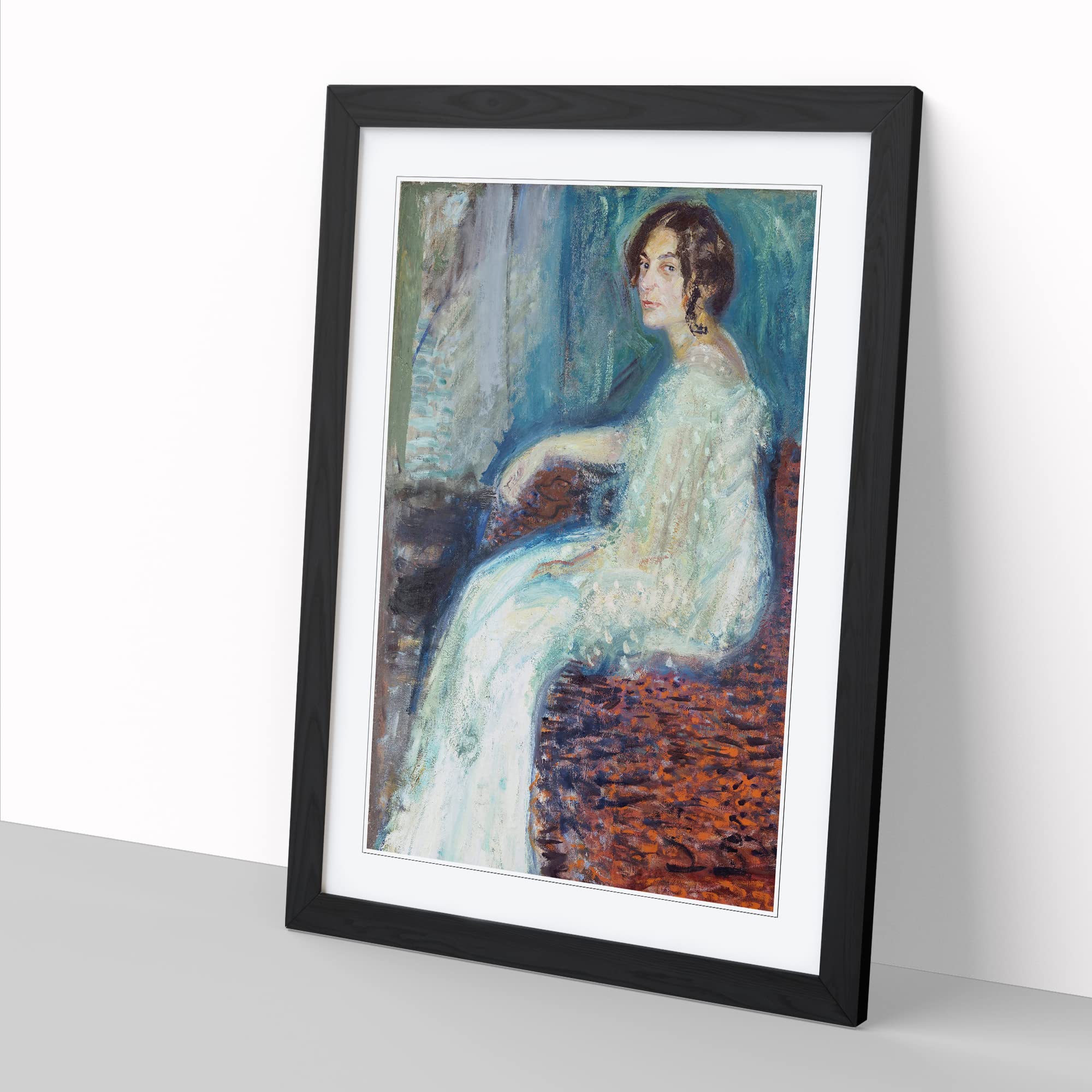 Richard Gerstl Henryka Cohn Classic Painting Framed Wall Art Print - Image 2