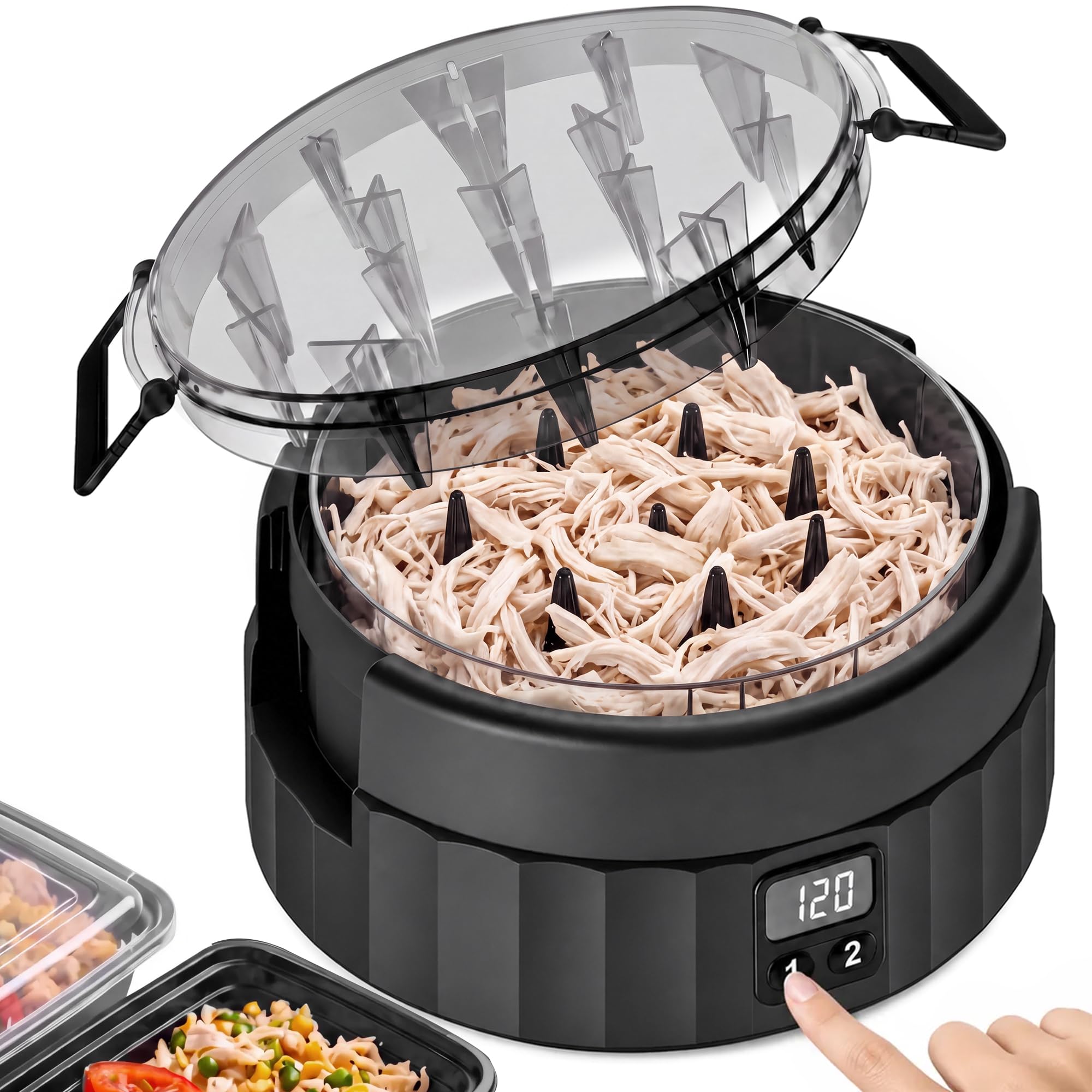 2026 Upgraded Electric Chicken Shredder -One-Touch Meat Shredder Tool Twist
