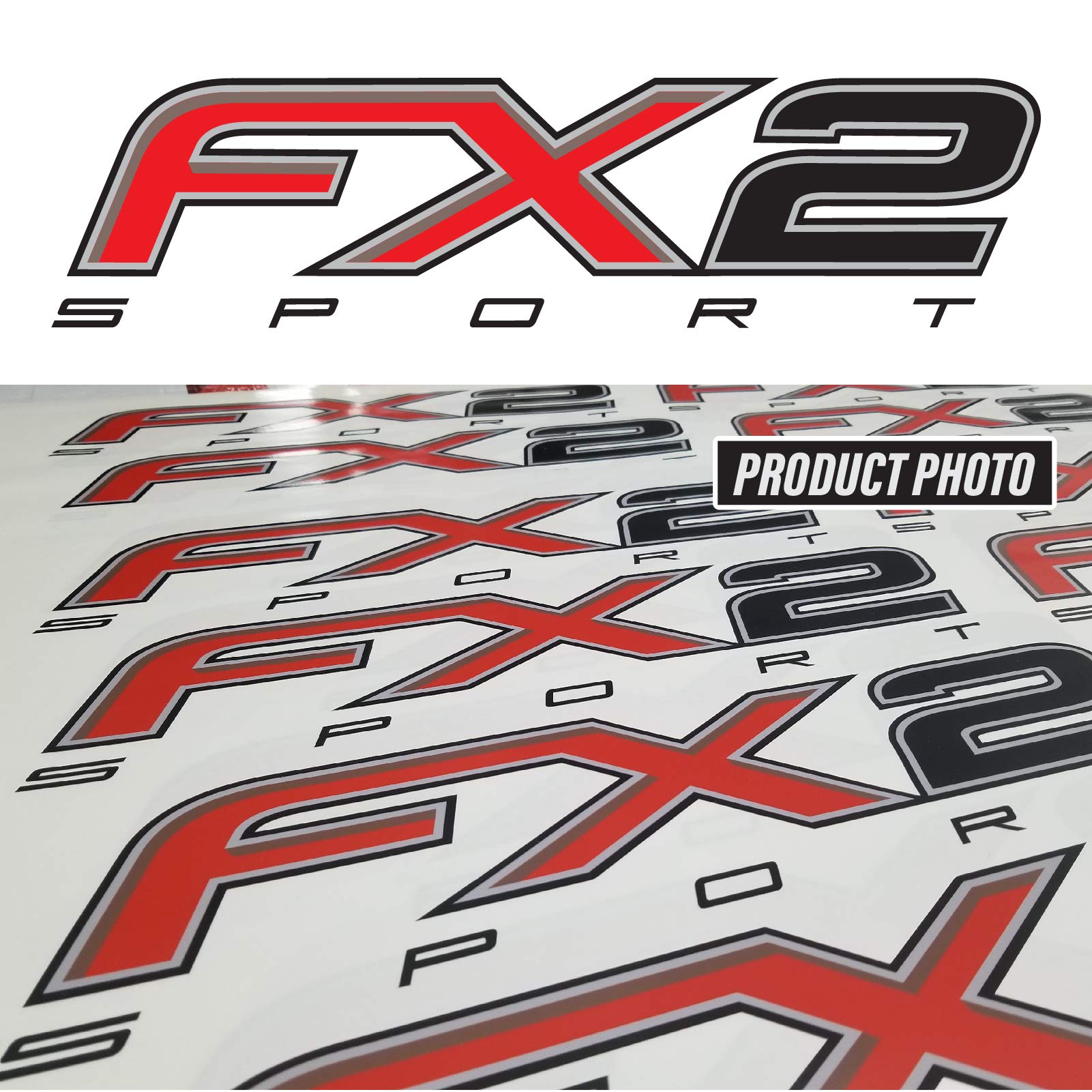 Set Of 2 4x4 Skull & Crossed Wrench Decals – Truck Bedside Stickers
