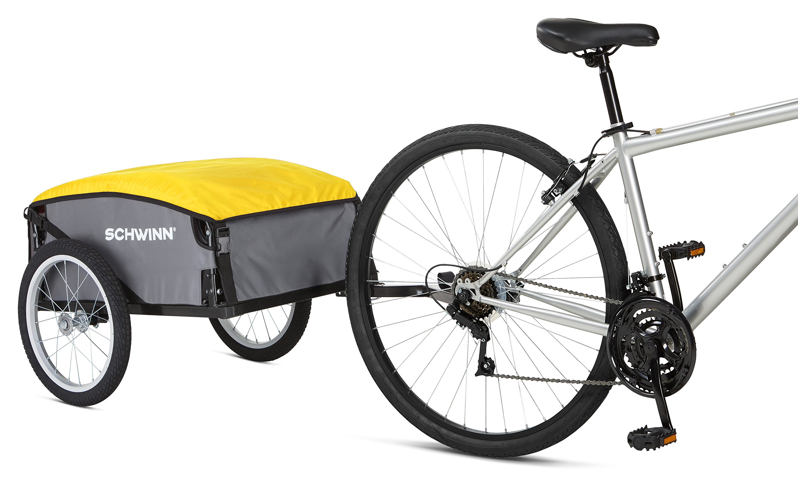 Schwinn Day Tripper Cargo Bike Trailer, Folding Frame, Quick Release