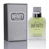 Novo Infinity for Men - 3.4 Fluid Ounce Eau De Parfum Spray for Men - Refreshing Citrusy & Floral Top Notes with Subtle Woody Undertones Smell Fresh All Day Long Gift for Men for All Occasions