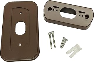 Ade Advanced Optics Placa de pared y montaje en ángulo de 30 grados para Nest Hello - Café