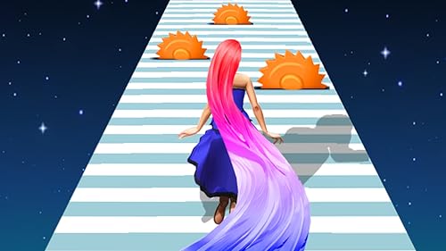 Hair growth cheerleader - Long hair race & hair masks (Frenzy Hair Game)