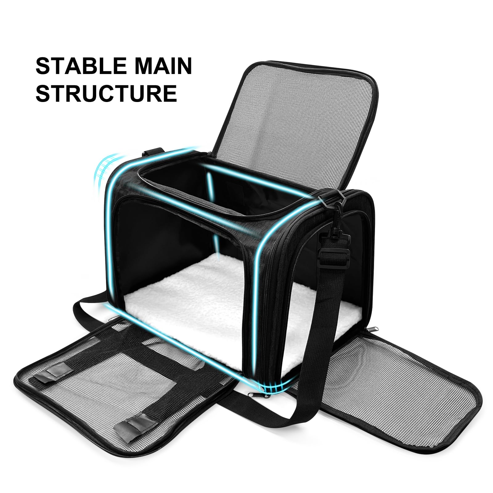 Transportbox für kleine und mittelgroße Katzen bis zu 11,3 kg