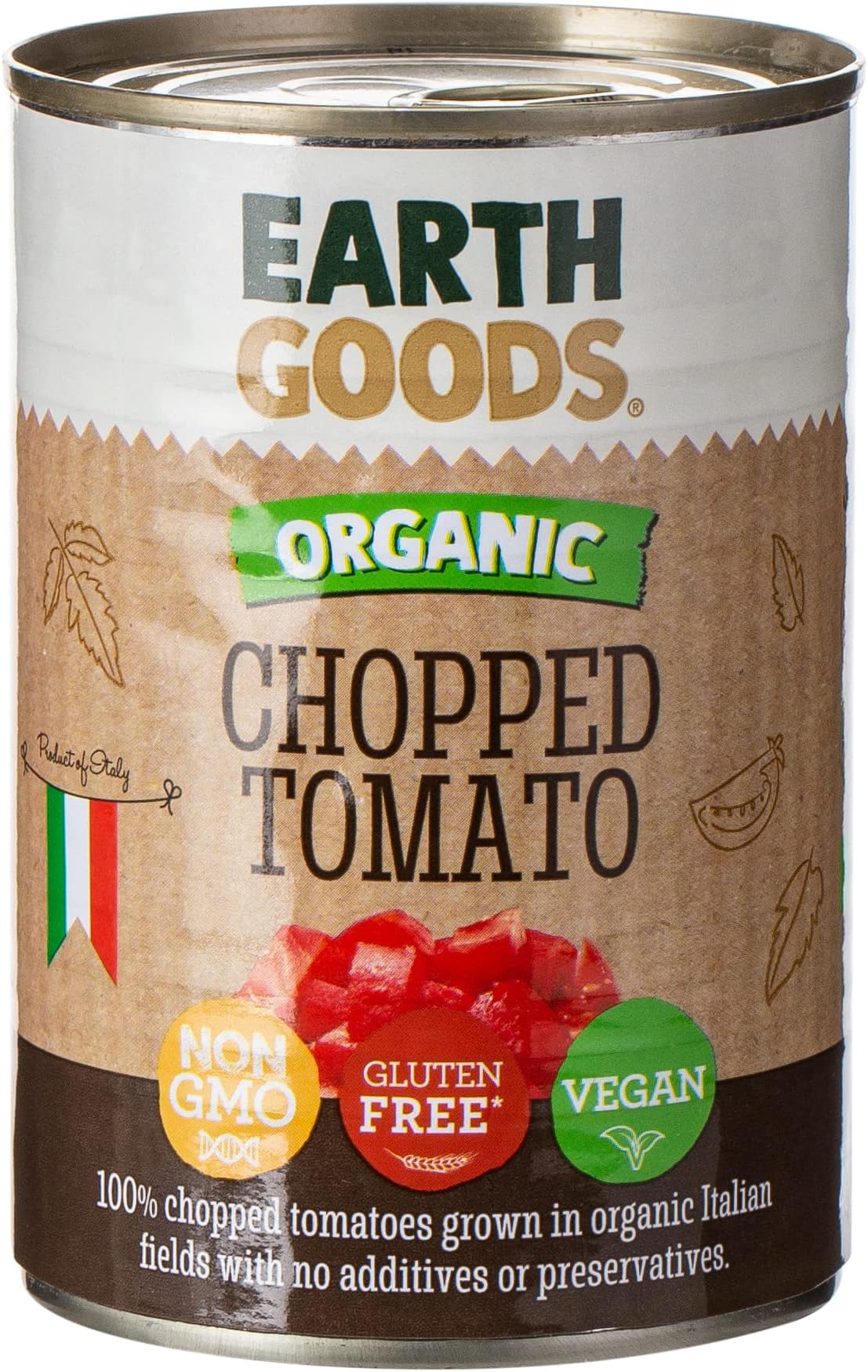 Organic Chopped Tomatoes GF 400g