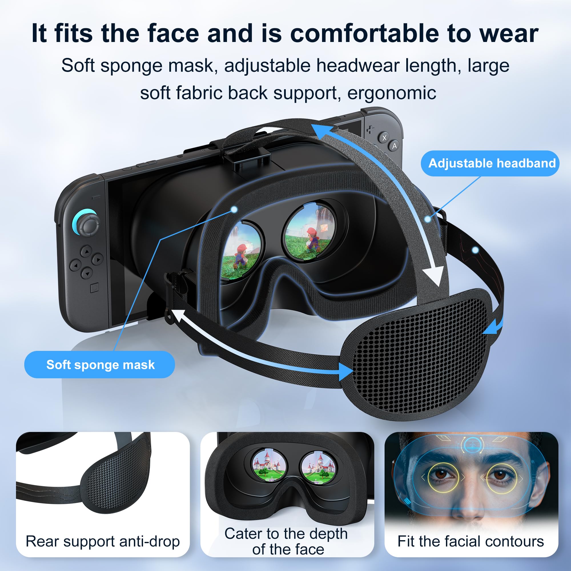 VR Headset for Nintendo Switch 2 (2025), Switch 2 Virtual Reality