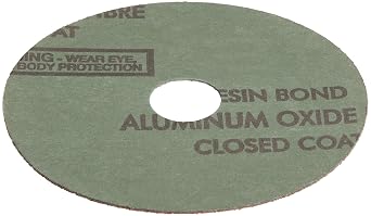 Merit - 66623353314 Resin Abrasive Disc, Fiber Backing, Aluminum Oxide, 7/8 Arbor, 4-1/2 Diameter, Grit 120 (Box of 25)