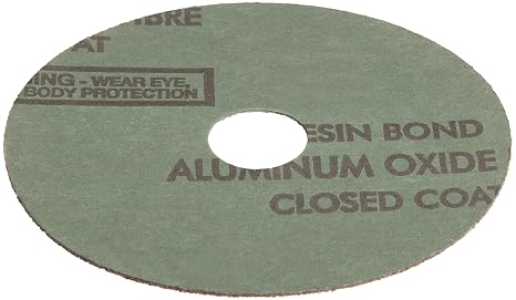 Merit - 66623353314 Resin Abrasive Disc, Fiber Backing, Aluminum Oxide, 7/8 Arbor, 4-1/2 Diameter, Grit 120 (Box of 25)