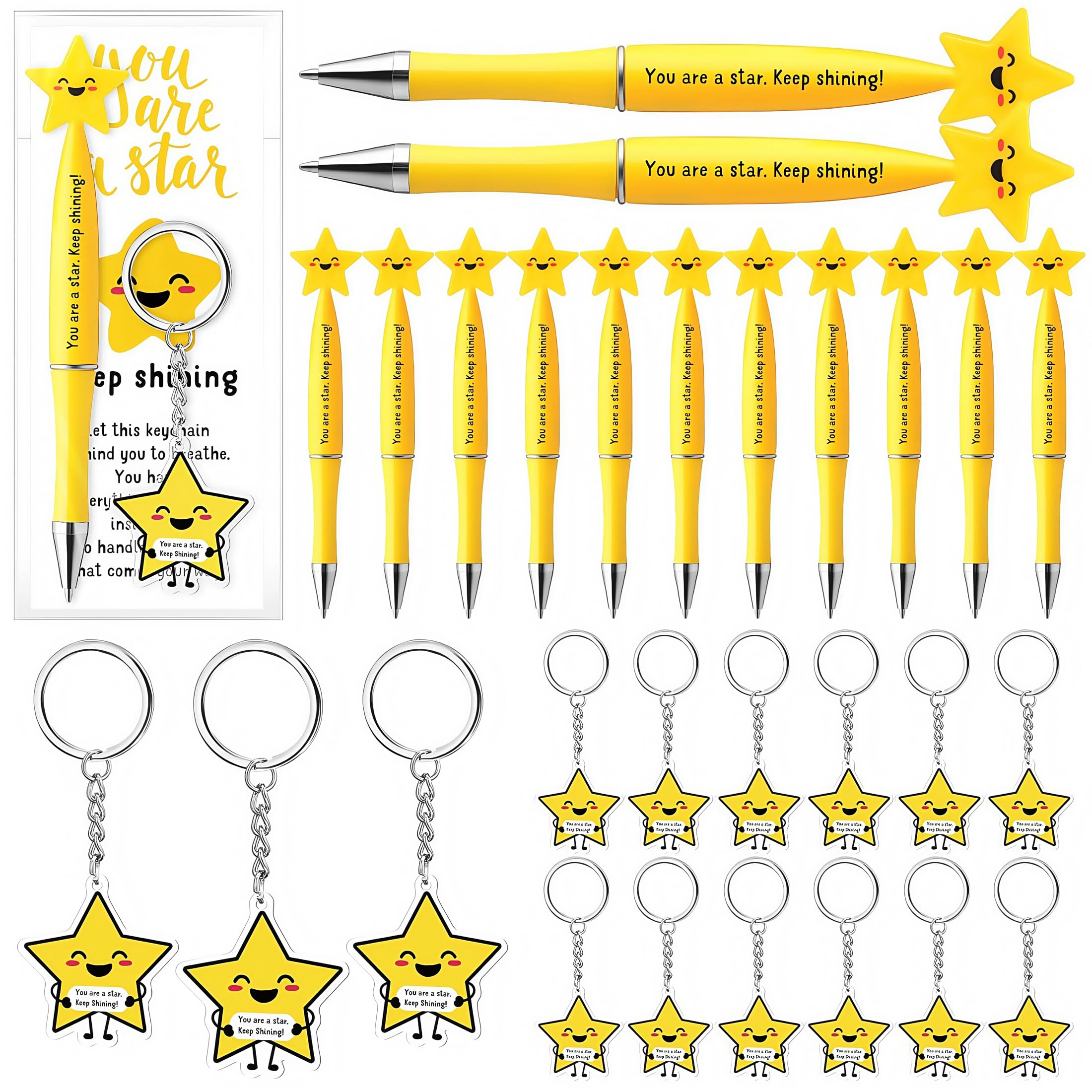 XIESUNUN 30 Set End of Term Gifts for Children,Sets Star Pen for 30 Children,School Leavers Gifts for Students from Teacher,Teachers End of Term Presents for Kids,Class of 2026 Graduation Souvenir